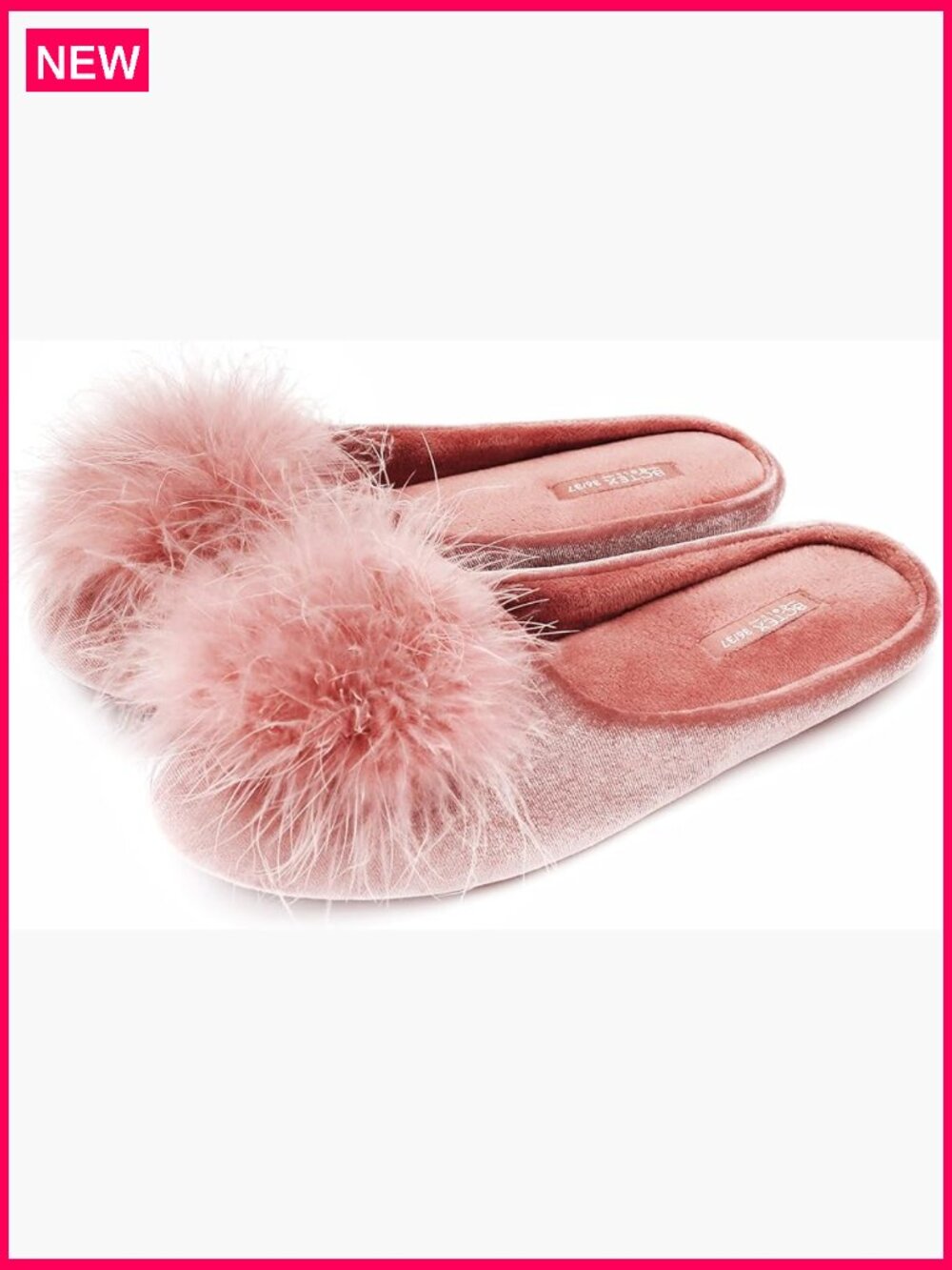 Cozy Velvet Memory Foam House Slipper - Non-Slip Sole